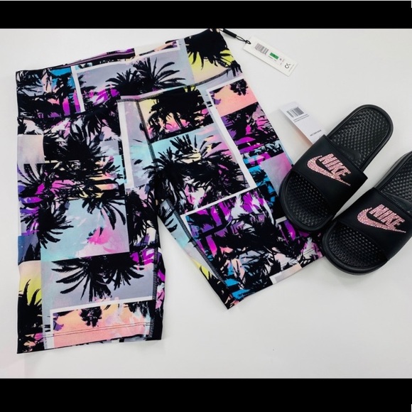 Calvin Klein Performance ‘Miami Nights’ High Waist Shorts Woman’s Size Large - Picture 5 of 5